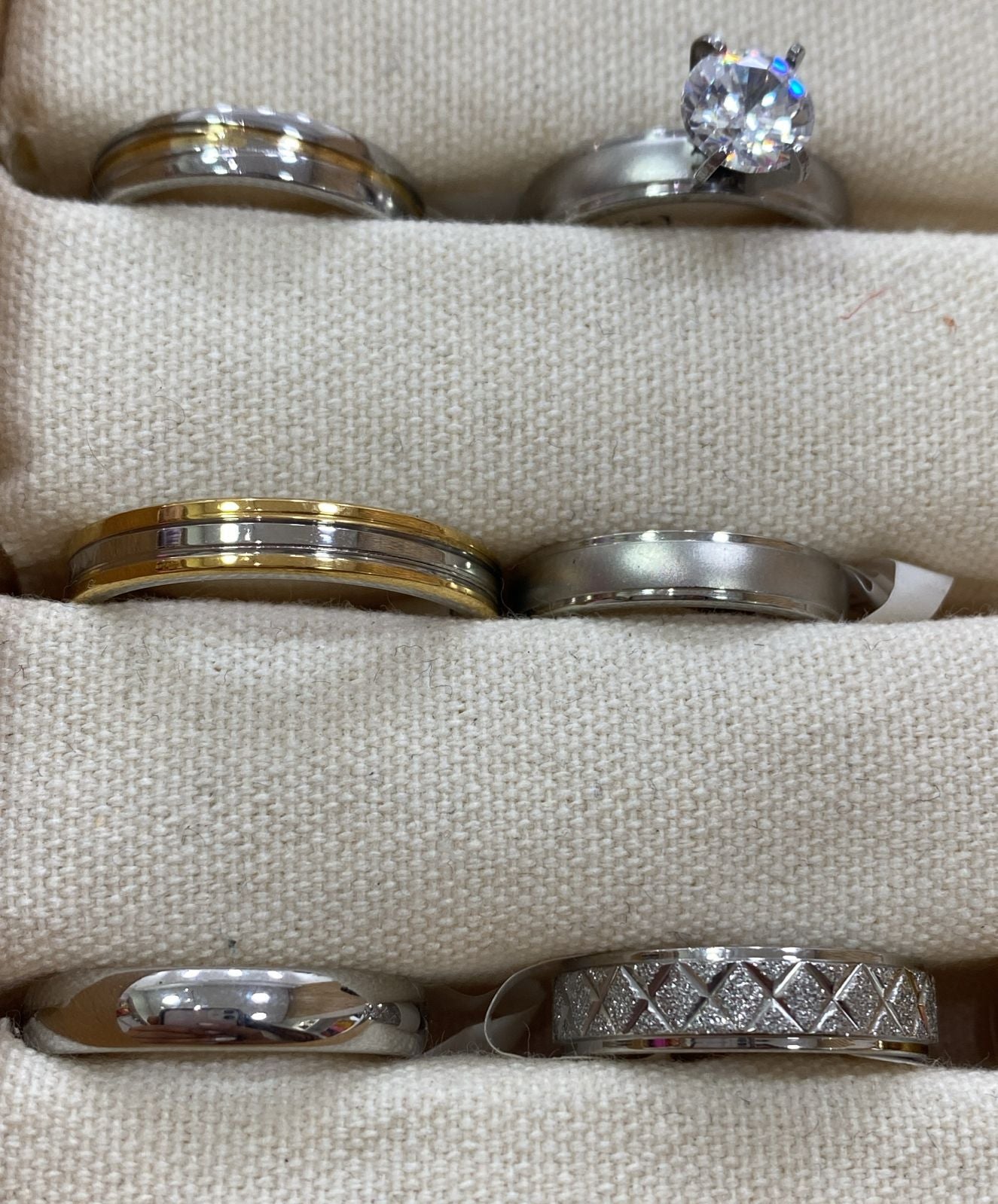 ANILLO MATRIMONIO ACERO 3500