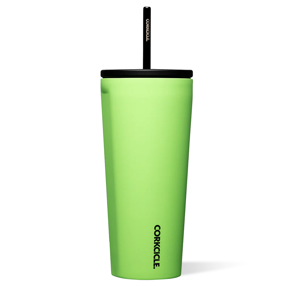 COLD CUP INSULATED TUMBLER WITH STRAW
