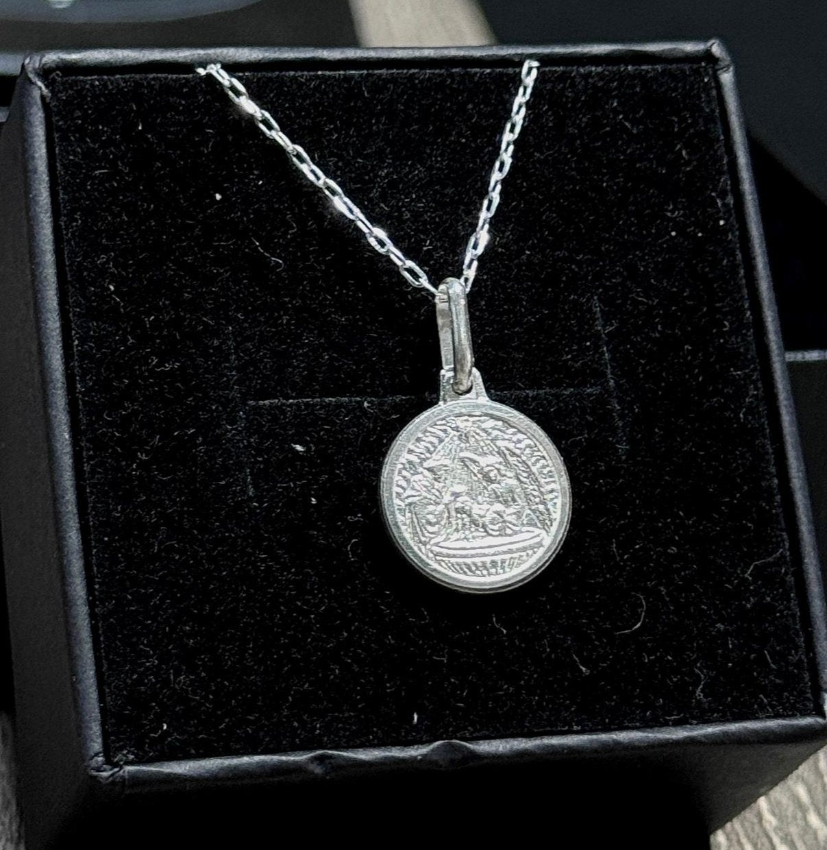 DIJE SANTA CENA PLATA 925