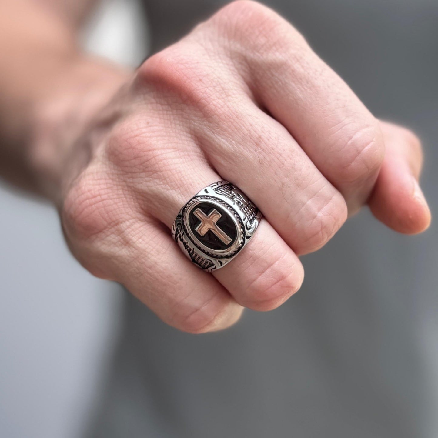 Ring Cross Signet