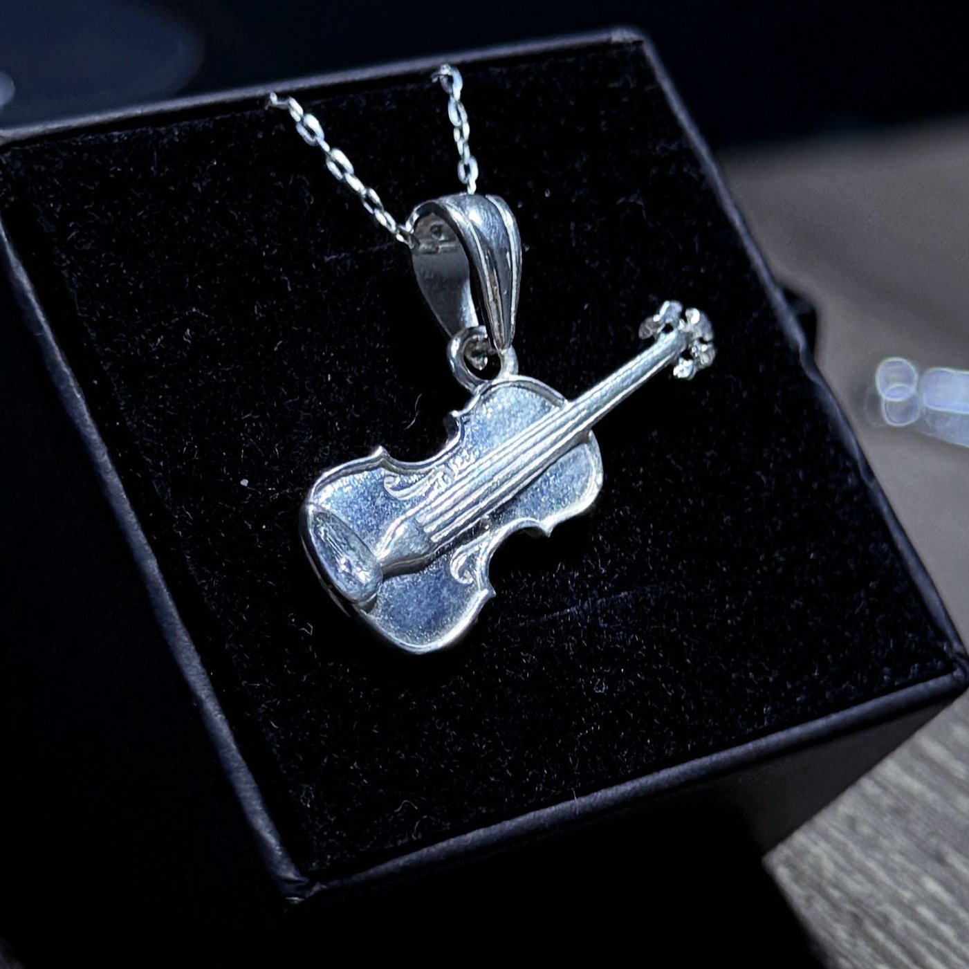 DIJE VIOLÍN PLATA 925