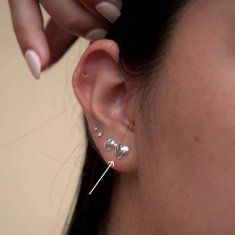 Arete corazon mediano