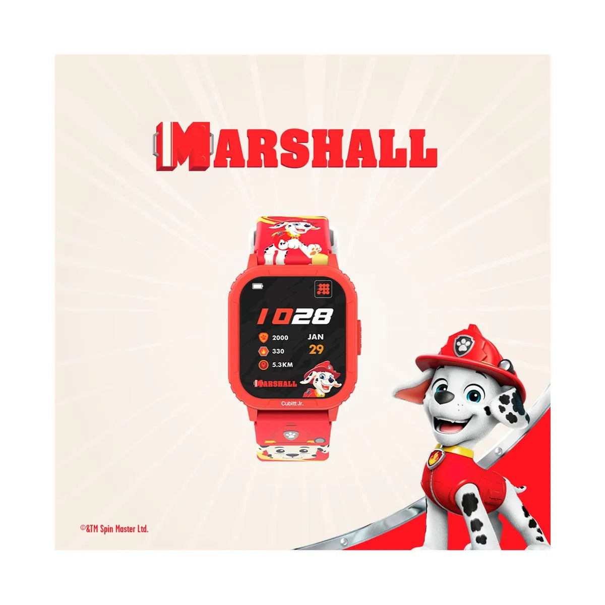 SMARTWATCH MARSHALL FIRED UP - CTJR-PP4M