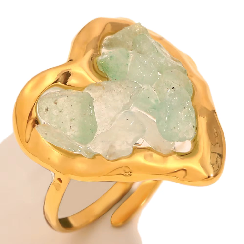 Anillo piedritas ajustable