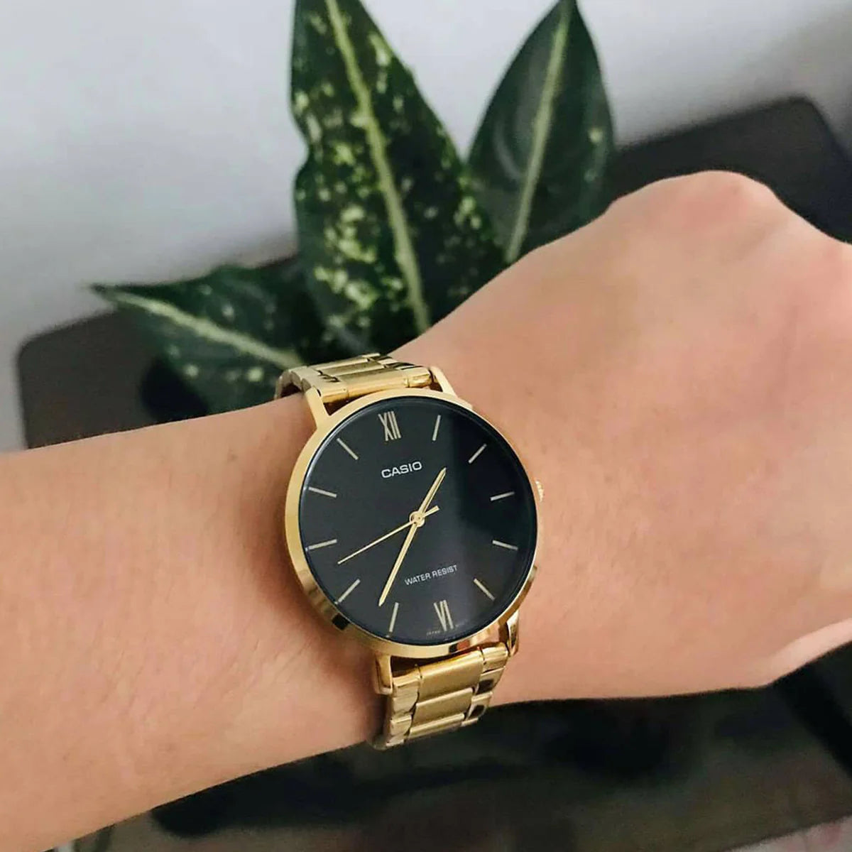 RELOJ CASIO ANÁLOGO CIRCULAR, ACERO INOXIDABLE