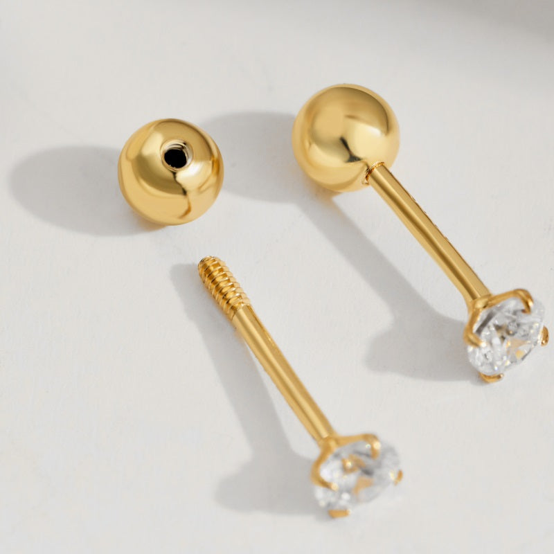Chispitas 4mm baño 18K