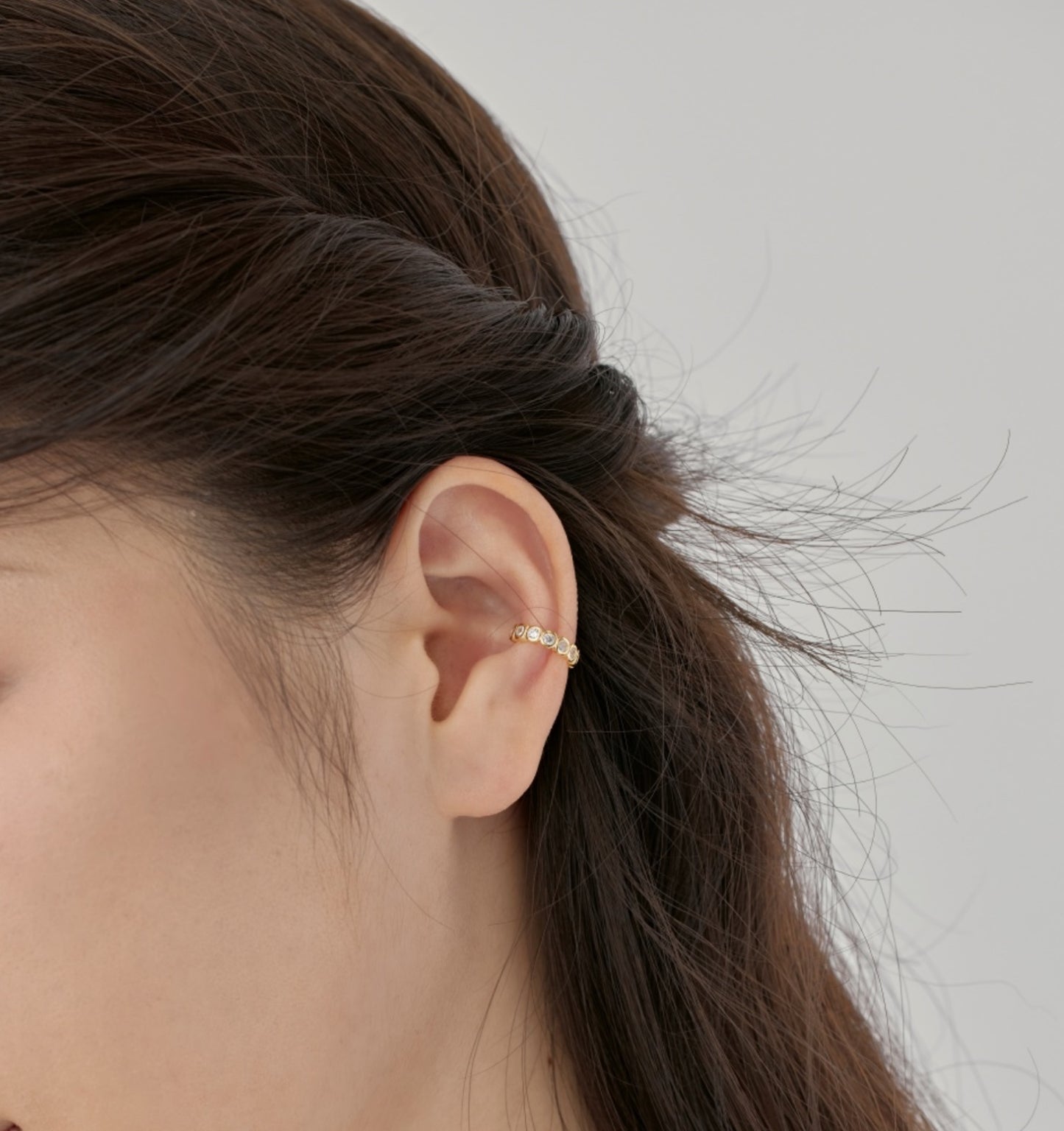 EAR CLIP DORADO, PLATA 925