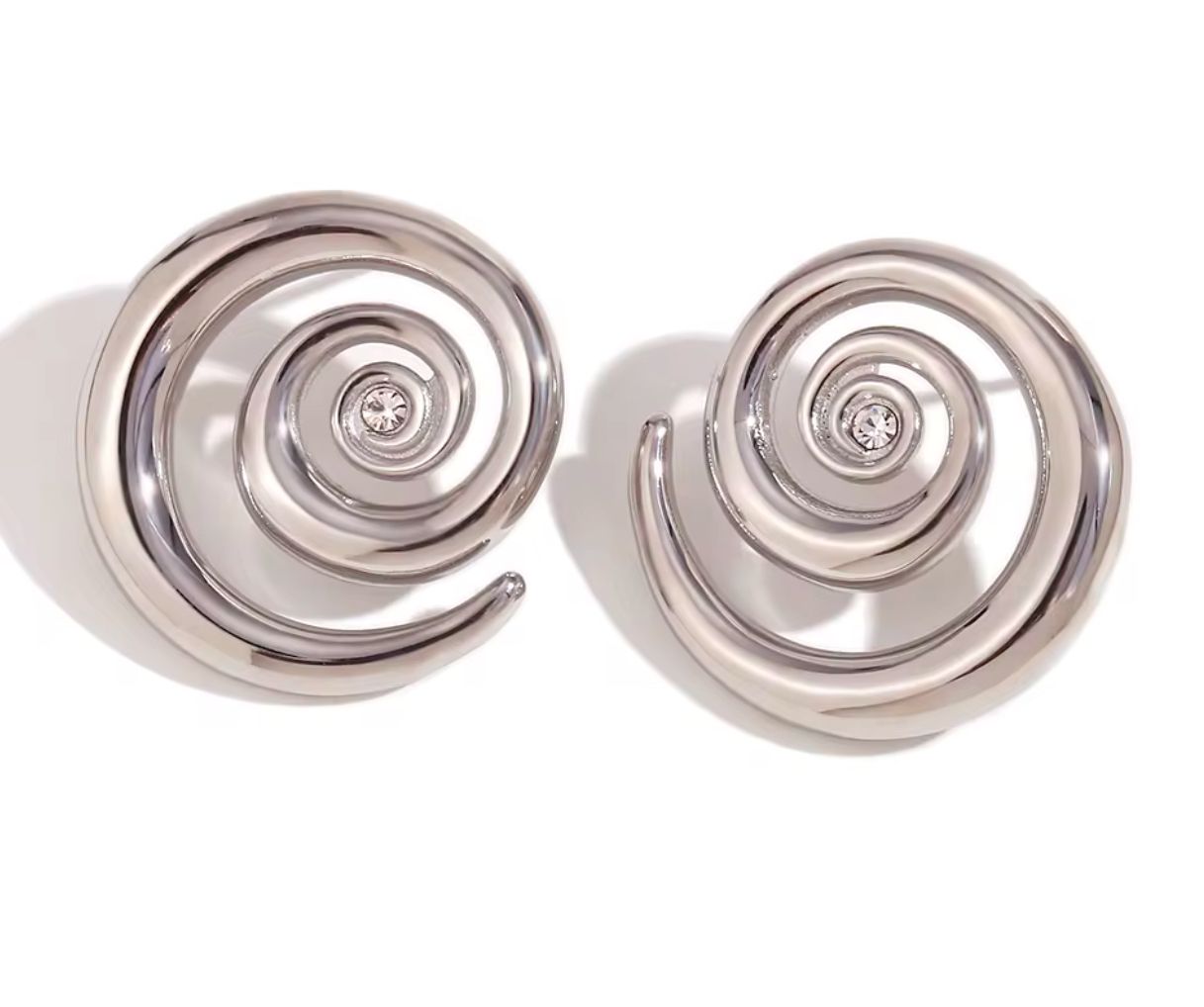 CHUNKY SPIRAL EARRINGS
