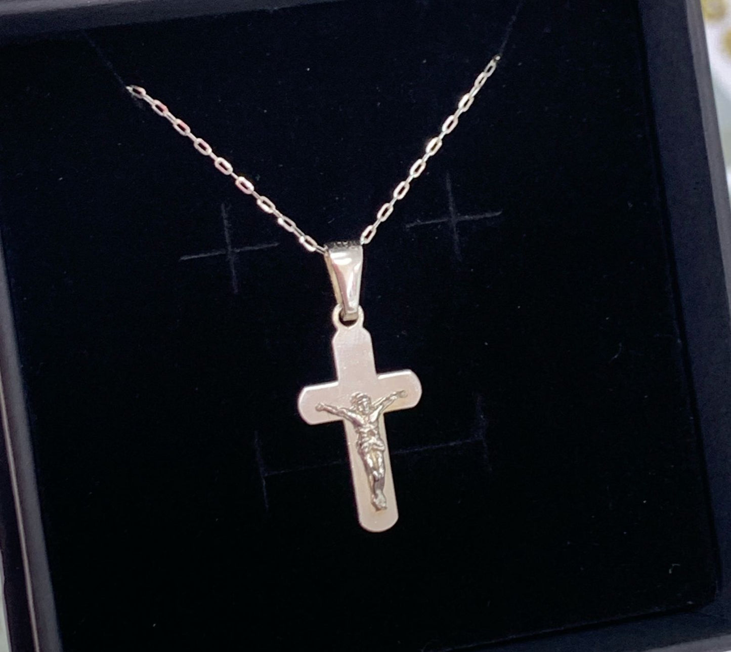 DIJE CRUZ CRISTO, PLATA 925