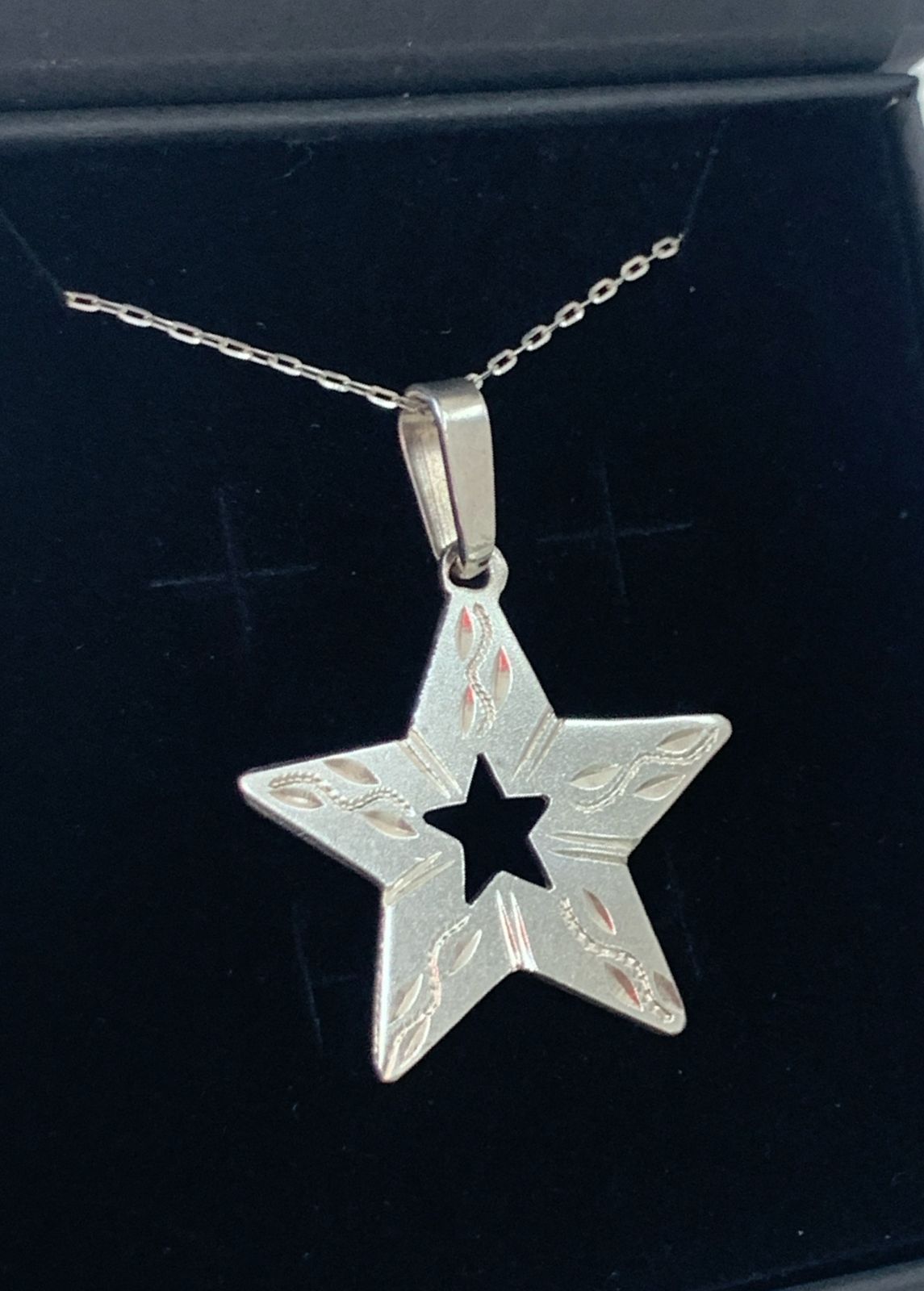 DIJE ESTRELLA GRANDE, PLATA 925