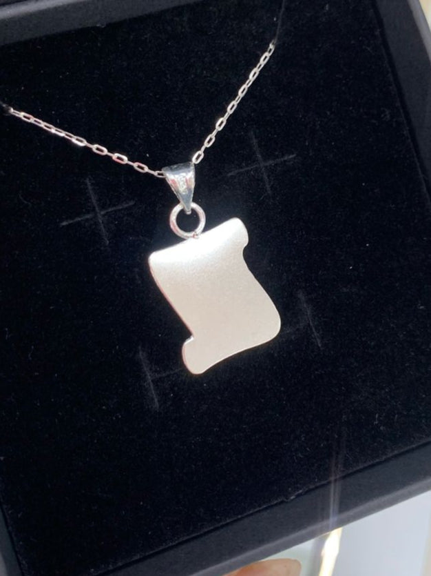 DIJE PLAQUITA PÁGINA, PLATA 925