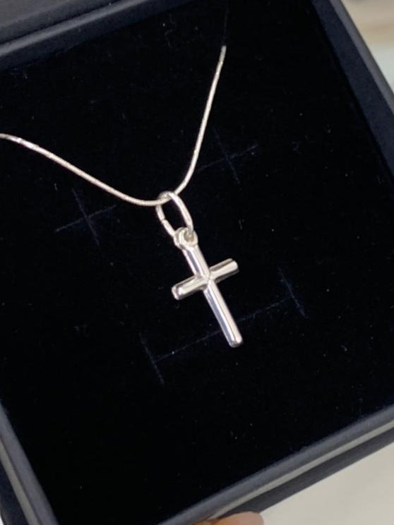 DIJE CRUZ PEQUEÑA, PLATA 925