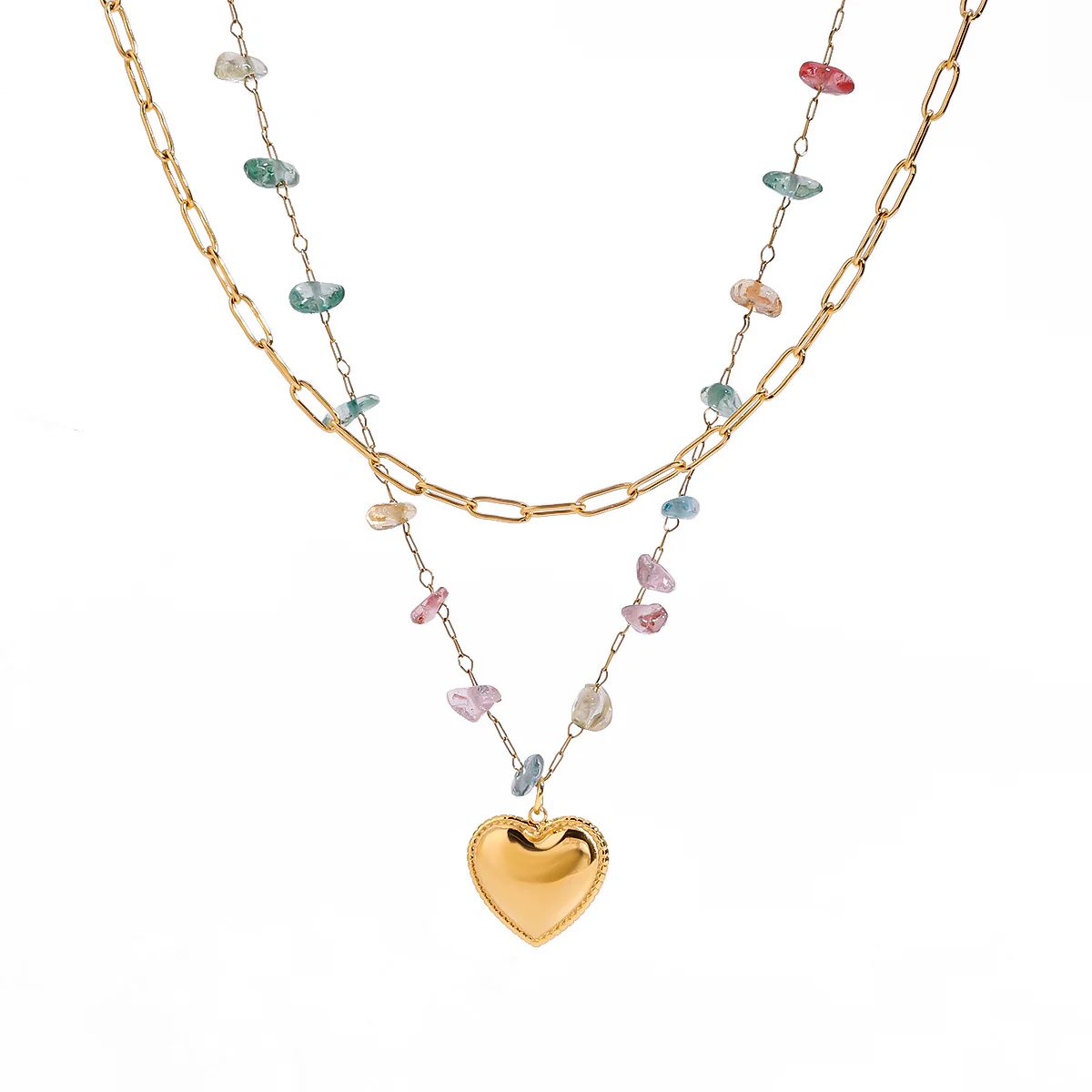 Cadenita colorful heart