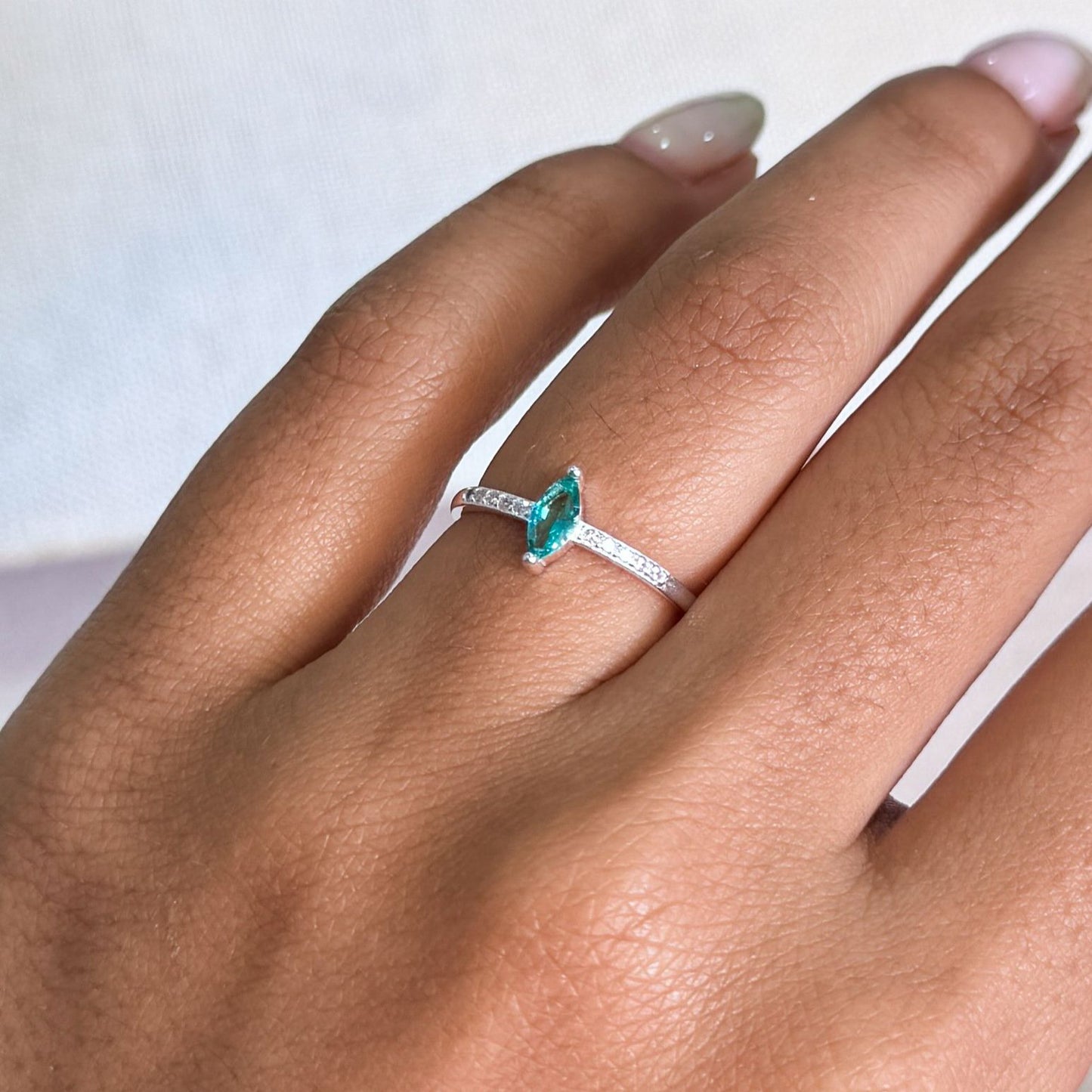 ANILLO GREEN, PLATA 925