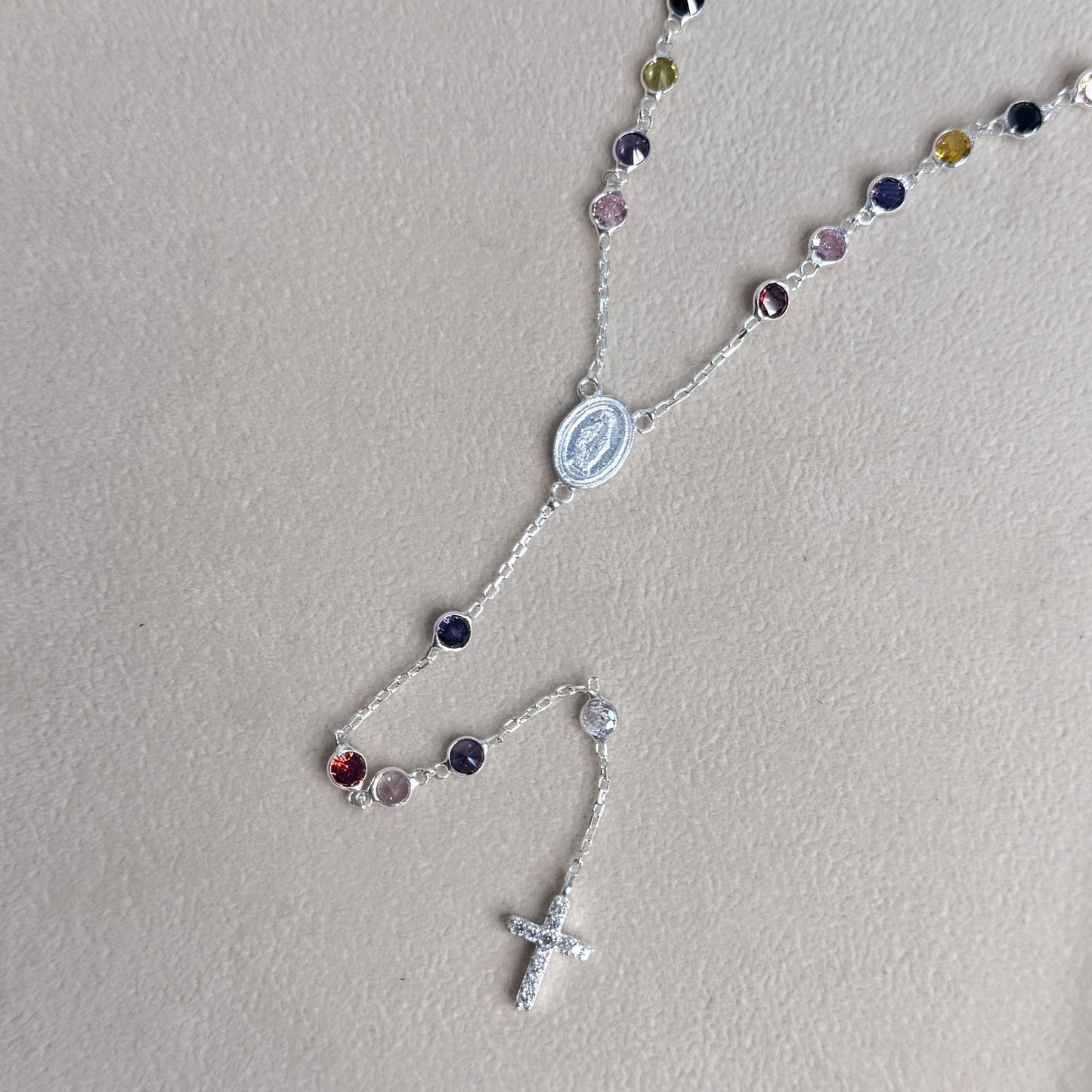 ROSARIO COLORS, PLATA 925