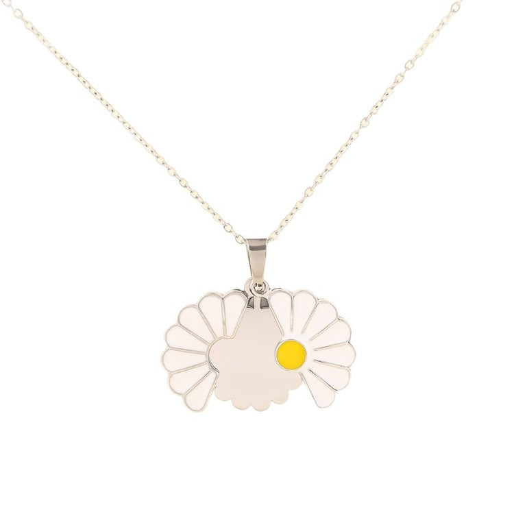 CADENA DE MARGARITAS PLATEADO