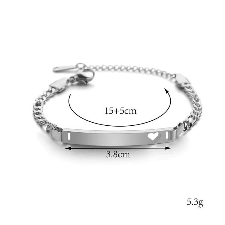 Plaquita Heart Bracelet