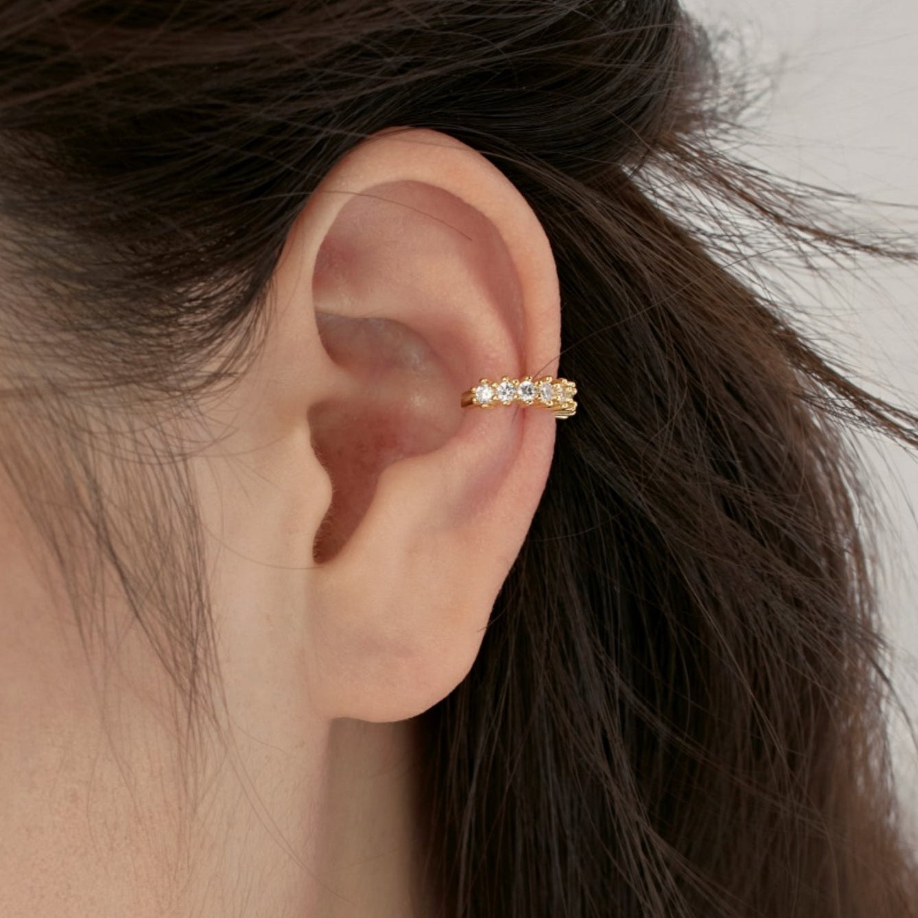 EAR CLIP CHISPAS DORADO, PLATA 925