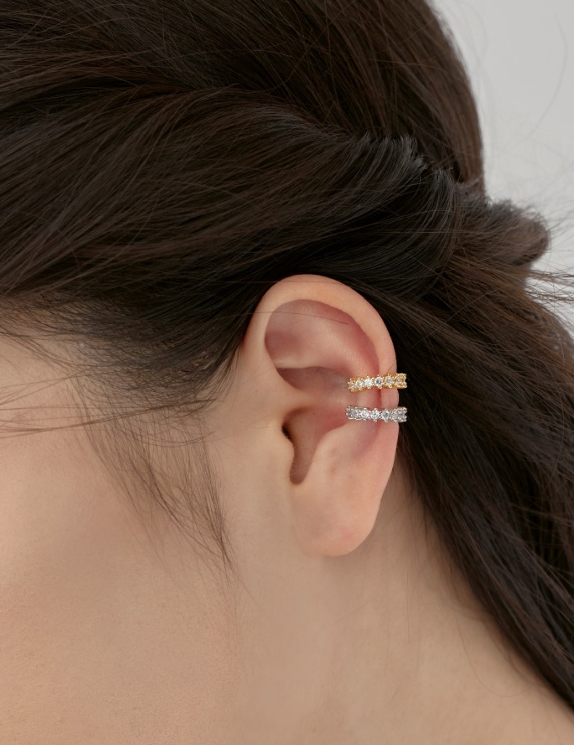 EAR CLIP CHISPAS DORADO, PLATA 925