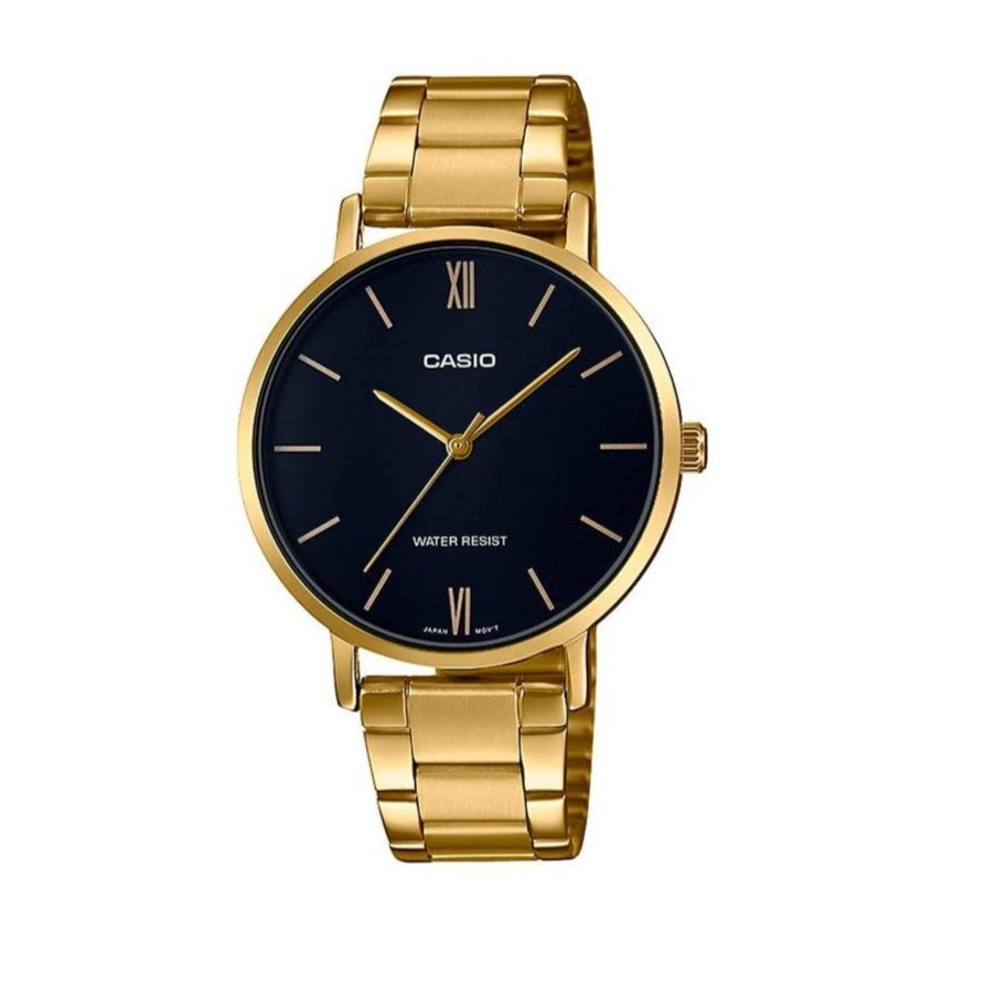 RELOJ CASIO ANÁLOGO CIRCULAR, ACERO INOXIDABLE