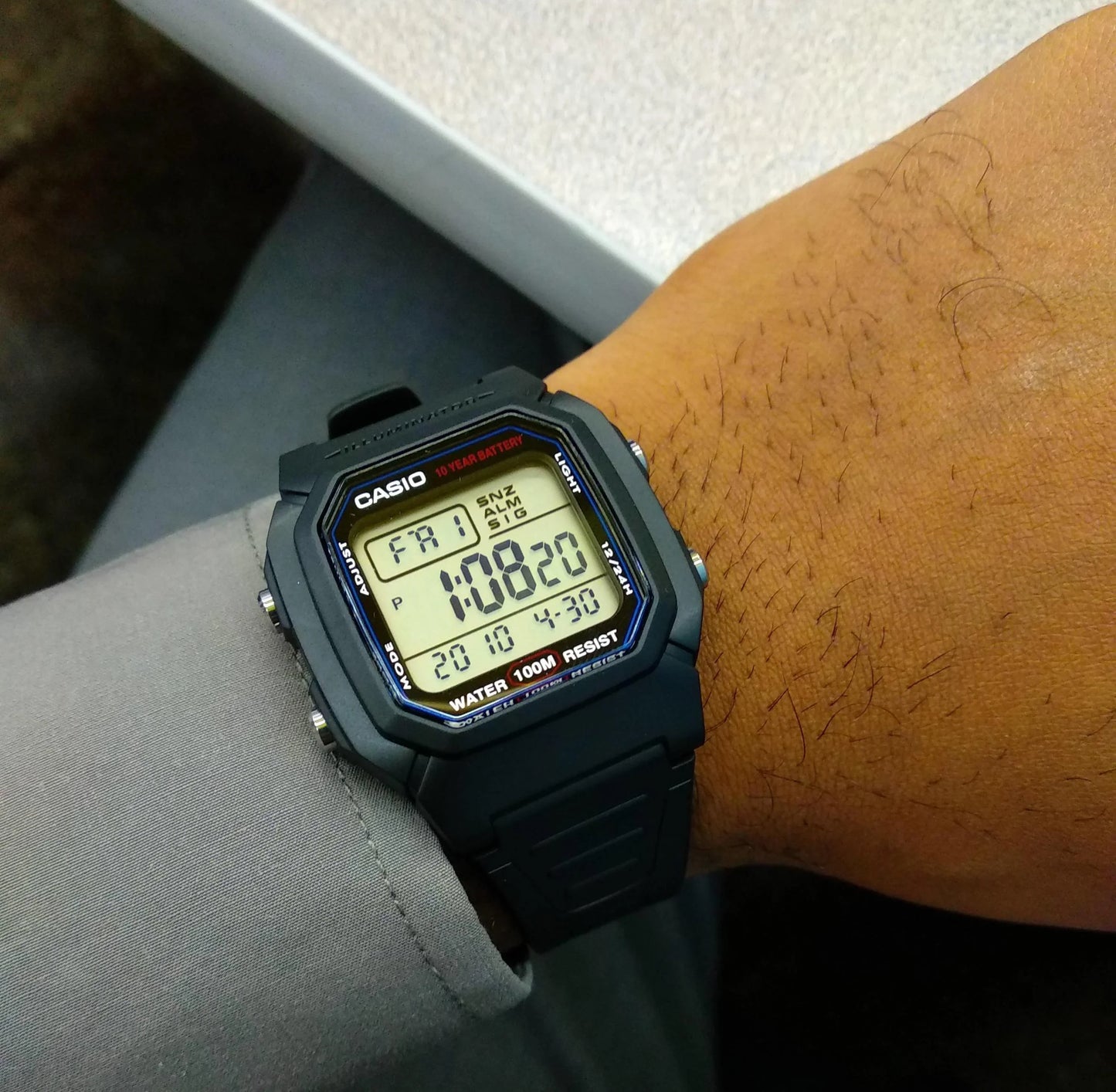 RELOJ CASIO W-800H-1AV