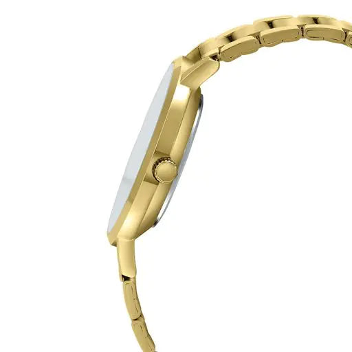 RELOJ CASIO ANÁLOGO CIRCULAR DORADO ACERO INOXIDABLE