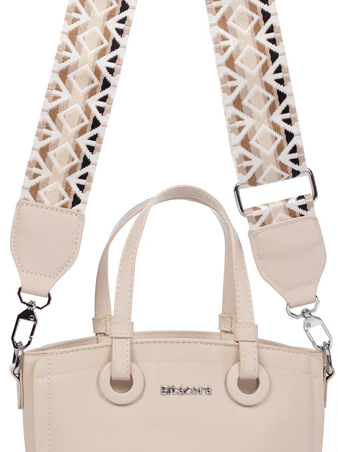 BOLSO BELEZA CREMA
