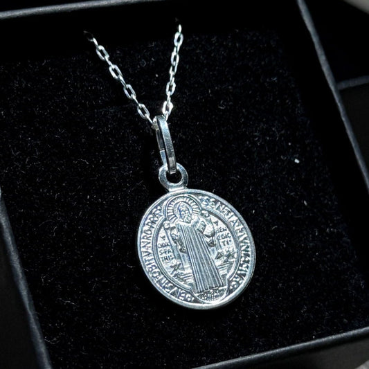 DIJE SAN BENITO GRANDE, PLATA 925