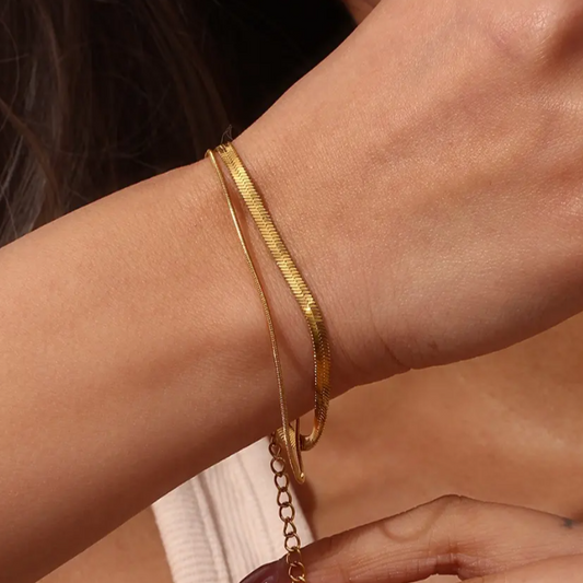 Bracelet plana doble