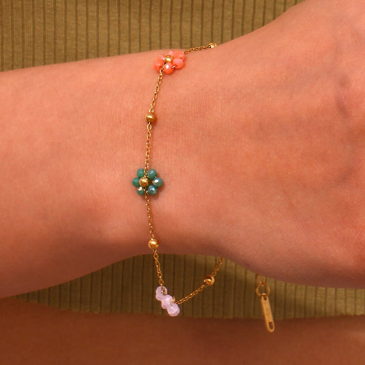 Flowers bracelet