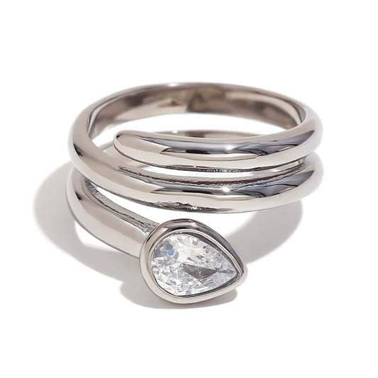 Anillo Chuncky Silver