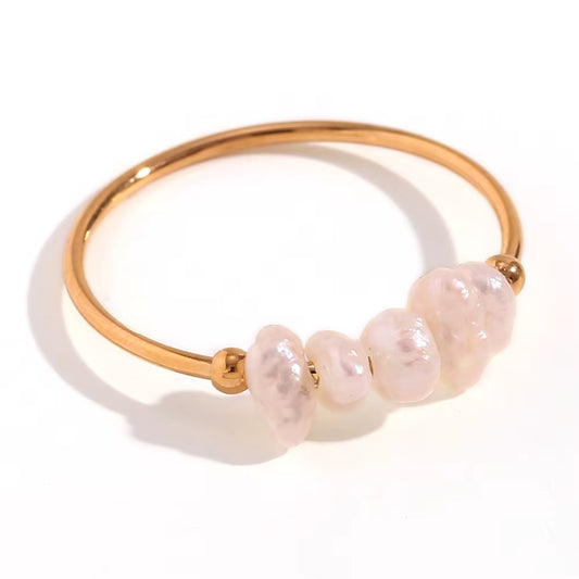 Anillo perlas