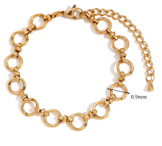 Bracelet de aritos GOLD