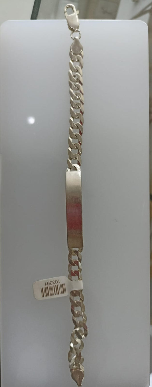 PULSERA PLATA CON PLACA 58.900