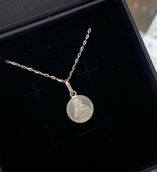 DIJE SAGRADO CORAZÓN, PLATA 925