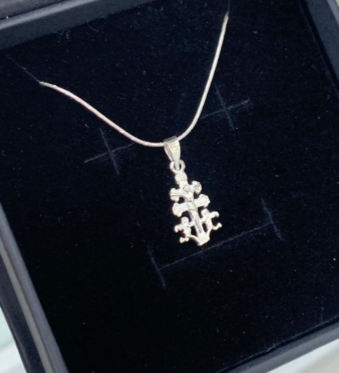 DIJE CARAVACA PEQUEÑO, PLATA 925