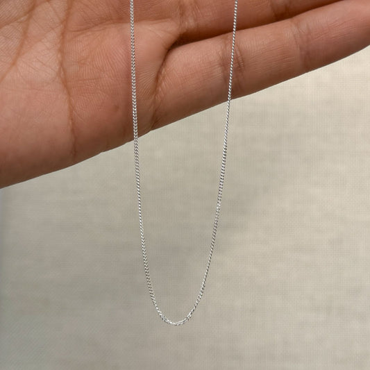 CADENA BÁSICA, 50 CM, PLATA 925