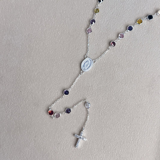 ROSARIO COLORS, PLATA 925
