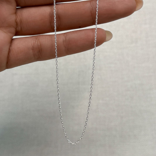 CADENA BÁSICA, 45 CM, PLATA 925