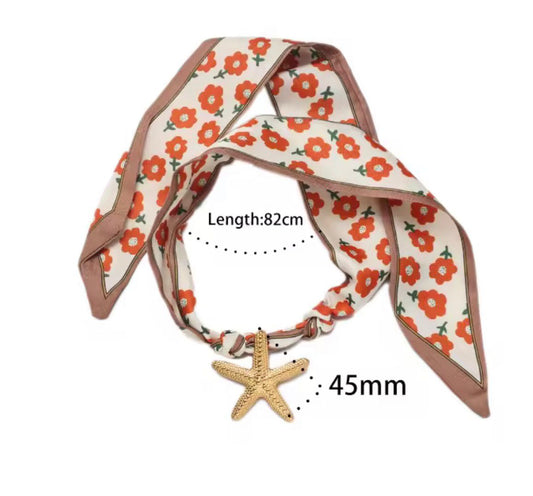 Scarf necklace