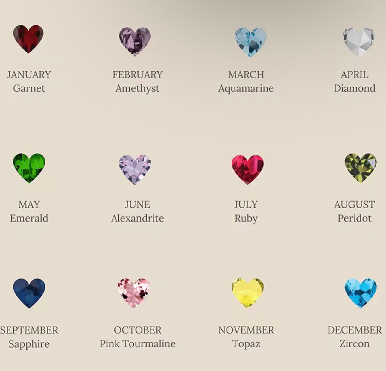 Months of colors