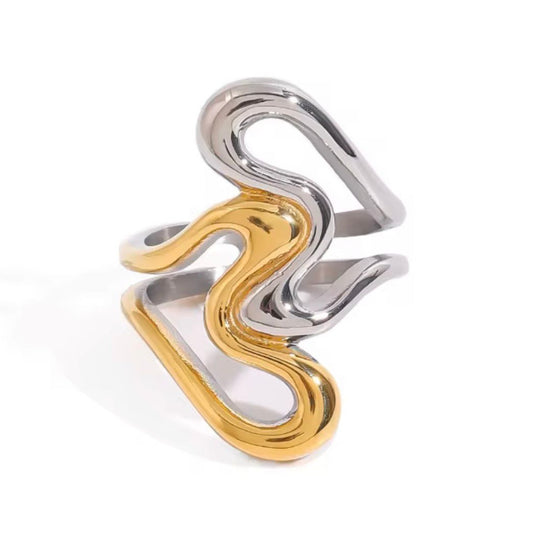 Duo color ring