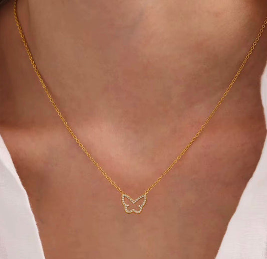 Morpho necklace